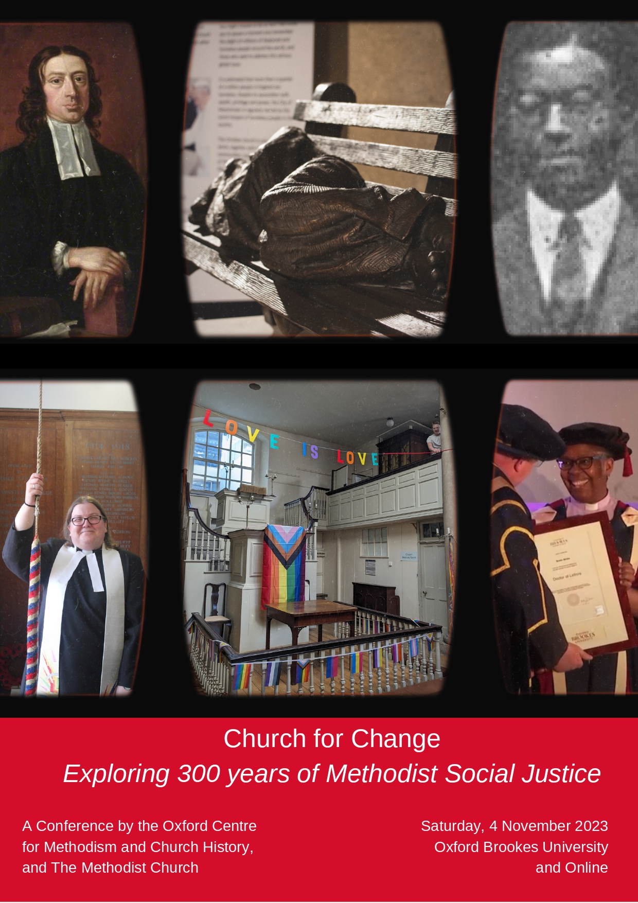 flyer for 'Church for Change' event